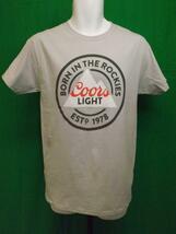 未使用 新品 タグ付き　Coors Light　クアーズライトビールＴシャツ　北米サイズXL(日本のXXXLくらい)　コロラド州ビールメーカー_画像2