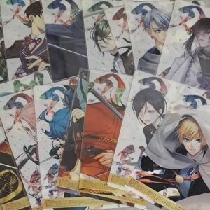 刀剣乱舞　5周年キャンペーン　A5クリアポスター　14種