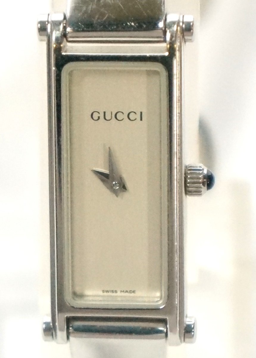 GUCCI グッチ 1500L ブラック文字盤 レディース ウォッチ B 時計