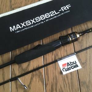 ◆AbuGarcia 6.6ft(1.98m)スピニングロッド2ピース(L) MAXSX S662L-RF アブガルシア トラウト ルアーロッド 渓流 エリアトラウト 岩魚 山女