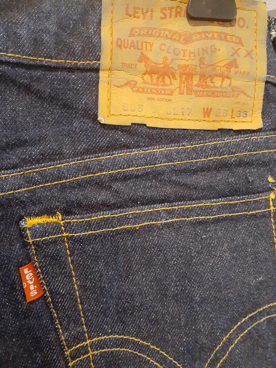 ③ LEVI'S 501XX片面タブ期 リネンギャランティーチケット/リーバイス