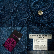 【B2138】【新品】【ペイズリー柄】KATHARINE HAMNETT LONDON×LIBERTY キャサリンハムネットロンドン リバティ 長袖シャツ サイズM_画像4