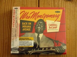 Wes Montgomery / ウェスモンゴメリー 未発表音源 / Back On Indiana Avenue (The Carroll DeCamp Recordings) / Resonance / 新品未開封