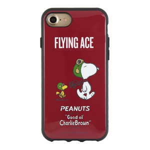 スヌーピー　【iPhoneSE(第3/2世代)/8/7/6s/6 ケース】PEANUTS IIII fit (フライング・エース)