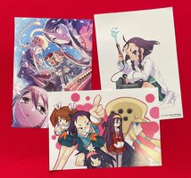 くじびきアンバランス げんしけん／木尾士目 イラストシート 3種3枚セット 非売品 当時モノ 希少 A12796_画像1