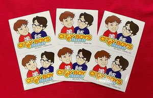CITEY BOYS| Minky yas* inside wistaria . sticker 1 kind 3 pieces set number NO.1313*1314*1315 at that time mono rare A12624