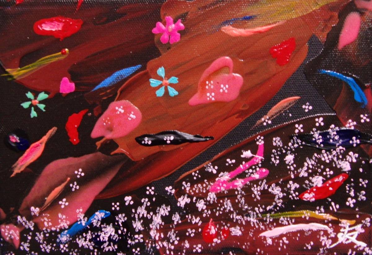 Nationaler Kunstverband TOMYUKI Tomoyuki, Kirschblüten, Ölgemälde, SM-Nummer: 22, 7cm×15, 8 cm, Einzigartiges Ölgemälde, Neues hochwertiges Ölgemälde mit Rahmen, Signiert und garantiert authentisch, Malerei, Ölgemälde, Natur, Landschaftsmalerei