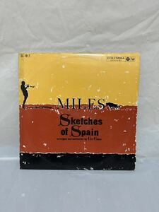 ◎E176◎LP レコード Miles Davis マイルス・デイビス//Sketches Of Spain スケッチ・オブ・スペイン/レア盤/sl-1017/ギル・エヴァン