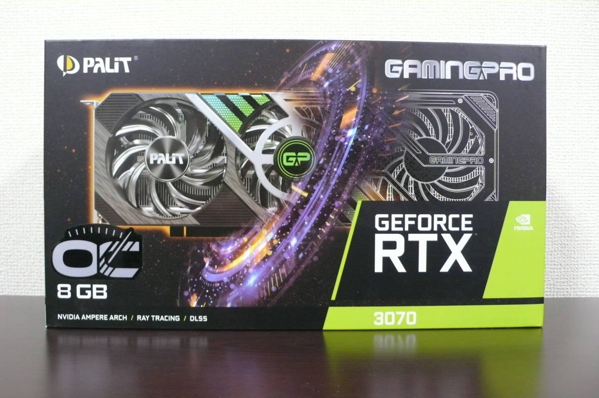 動作確認済み】MSI GeForce RTX 3070 GAMING X TRIO 8G 元箱付き #3276