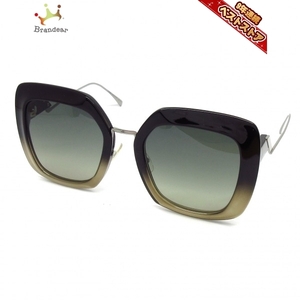  Fendi FENDI FF0317/S plastic × metal material black × silver × gray sunglasses 