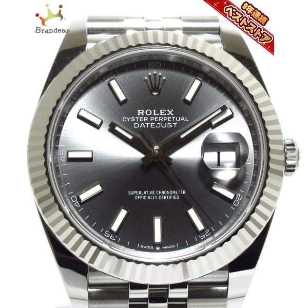 完成品 ロレックス ROLEX デイトジャスト 41 付属品 - 腕時計(アナログ)