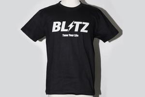 【BLITZ/ブリッツ】 BLITZ WEAR BLITZ TUNE YOUR LIFE T-Shirt BLACK サイズM [13796]