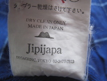 美品日本製!!ヒピハパ jipijapa*チェック柄ダブルポケットコットンネルシャツ 2 実寸M ワイドシルエット 紺 ネイビー_画像7