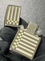 zippo ブラックアイス 前面加工 希少モデル 2016年製 シルバーインナー 2016年製_画像7