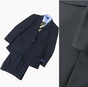 新品!Ermenegildo Zegna(エルメネジルド・ゼニア)の春夏2つボタンスーツ ネイビー 紺無地 0313　BＢ4