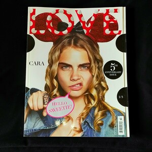 激レア LOVE Magazine #10 カーラ・デルヴィーニュ ティム・ウォーカー ユルゲン・テラー TIM WALKER Juergen Teller 2013年 5周年記念号