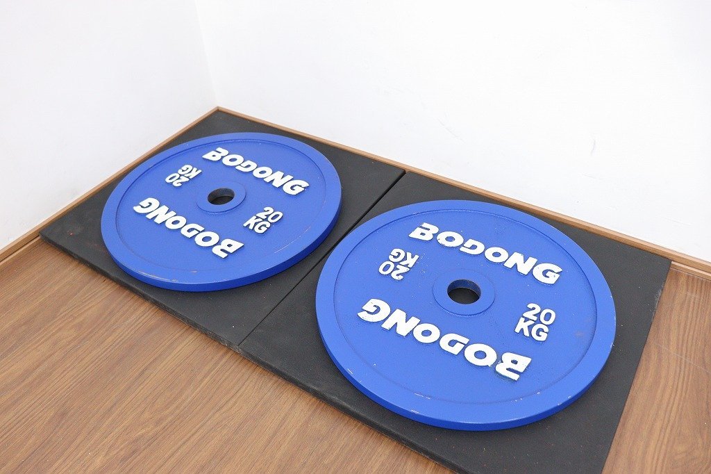 素敵な オリンピックプレート計125kg BODONG オリンピックプレート計