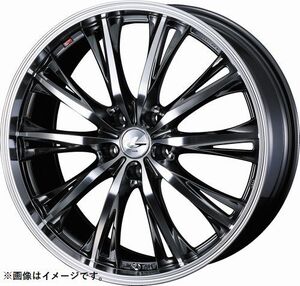 個人宅発送可能 ウエッズ Weds 19X8.0J +35 5穴 PCD114.3 BMCMC ホイール 1本 LEONIS RT レオニス・アールティー (41199)