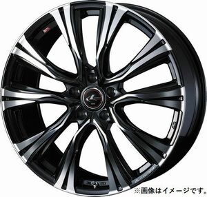 個人宅発送可能 ウエッズ Weds 15X6.0J +43 5穴 PCD114.3 PBMC ホイール 1本 LEONIS VR レオニス・ブイアール (41216)