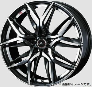 LEONIS LM 18インチ 18x8.0J 5/114.3 +42 PBMC パールブラック/ミラーカット