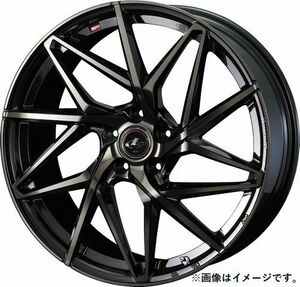 個人宅発送可能 ウエッズ Weds 17X7.0J +47 5穴 PCD114.3 PBMC/TI ホイール 1本 LEONIS IT レオニス・アイティー (40599)