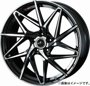 個人宅発送可能 ウエッズ Weds 17X7.0J +42 5穴 PCD114.3 PBMC ホイール 1本 LEONIS IT レオニス・アイティー (40592)