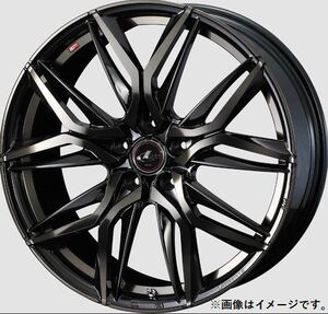 個人宅発送可能 ウエッズ Weds 15X6.0J +45 5穴 PCD100 PBMC / TI ホイール 1本 LEONIS LM レオニス エルエム (40782)