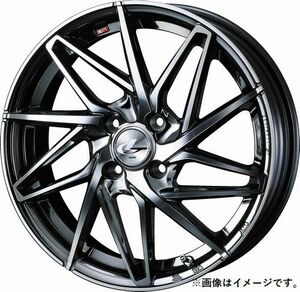 個人宅発送可能 ウエッズ Weds 17X6.5J +42 4穴 PCD100 BMCMC ホイール 1本 LEONIS IT レオニス・アイティー (40585)