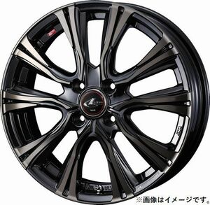 個人宅発送可能 ウエッズ Weds 16X5.0J +45 4穴 PCD100 PBMC/TI ホイール 1本 LEONIS VR レオニス・ブイアール (41222)