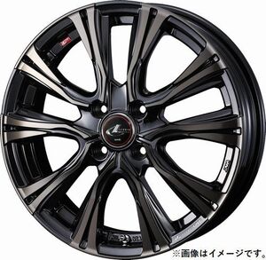 個人宅発送可能 ウエッズ Weds 15X5.5J +50 4穴 PCD100 PBMC/TI ホイール 1本 LEONIS VR レオニス・ブイアール (41213)