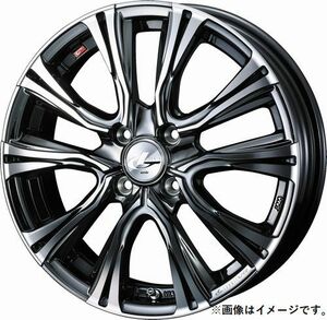 個人宅発送可能 ウエッズ Weds 15X4.5J +45 4穴 PCD100 BMCMC ホイール 1本 LEONIS VR レオニス・ブイアール (41208)