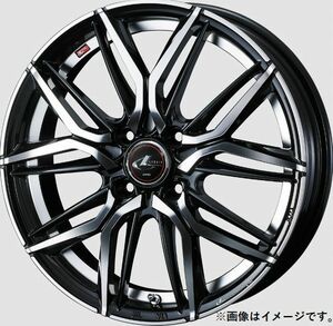 個人宅発送可能 ウエッズ Weds 16X6.0J +50 4穴 PCD100 PBMC ホイール 1本 LEONIS LM レオニス エルエム (40791)