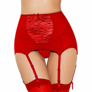  postage 200 jpy addition 100 jpy *GBr74 sexy red garter belt suspenders T-back M size 