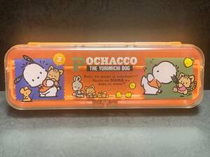 当時物 古い 旧サンリオ 1994 POCHACCO ポチャッコ ペンケース 文房具 筆記用具 昭和レトロ ファンシー グッズ