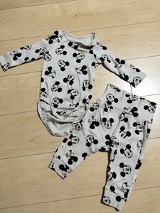  baby clothes H&M Disney Disney Mickey set setup 60cm thin long sleeve baby newborn baby character child clothes 