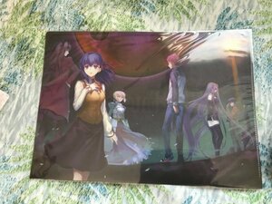 d115クリアファイル　FGO Fate/stay night 劇場版　Heaven’s Feel コミック　タスクオーナ とらのあな特典　桜　凛　士郎　セイバー