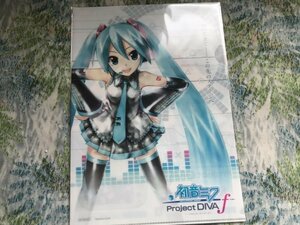 d118クリアファイル　ボーカロイド　‐Project DIVA‐ f　特典　初音ミク リン・レン 巡音ルカ MEIKO KAITO