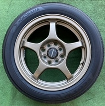 230303-01 YOKOHAMA ECOS ES-31 ラジアルタイヤ+A-TECH SCHNEDER 15inch Wheel PASSO/FIT/CUBE/bB など_画像5