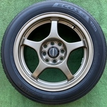 230303-01 YOKOHAMA ECOS ES-31 ラジアルタイヤ+A-TECH SCHNEDER 15inch Wheel PASSO/FIT/CUBE/bB など_画像4