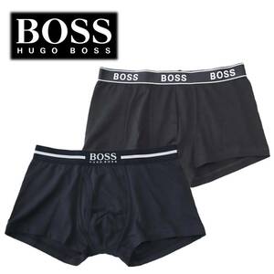 《HUGO BOSS ヒューゴボス》新品 ウエストロゴ入 ボクサーパンツ アンダーウェア M(W76~84) A7606