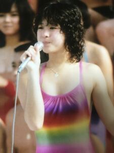  Matsuda Seiko photograph 2 sheets swimsuit rainbow 80 period idol 