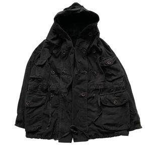 名作　KAPITAL army ring coat jacket Black キャピタル　アーミー　リング　コート　ジャケット　ブラック