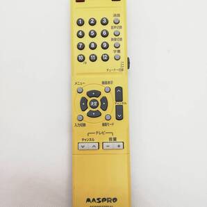 〈20)MASPRO DIGITAL TV TUNER リモコン