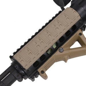 DLG TACTICAL レールカバー サーマルカバー ピカティニー 20mmレール対応 [ ベージュ / 6インチ ]