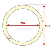 丸カン 真鍮 クラフトパーツ 線径2.5mm [ 13mm ] ハンドメイド アクセサリーパーツ ブラス レザークラフト_画像4