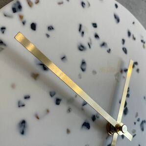 Terrazzo wall clock(検 テラゾー,人工大理石,ビンテージ,ミッドセンチュリー,イームズ,50's,60's,ジョージネルソン,umbra,パントンの画像4