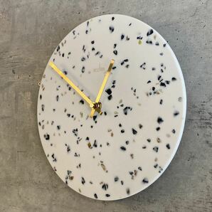 Terrazzo wall clock(検 テラゾー,人工大理石,ビンテージ,ミッドセンチュリー,イームズ,50's,60's,ジョージネルソン,umbra,パントンの画像2