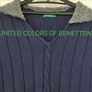 【値下げ】UNITED COLORS OF BENETTON　ニット　ワンピース　レディース　made in Italy