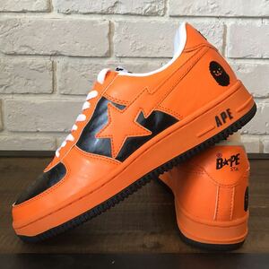 ★観賞用★ ハロウィン BAPESTA エナメル スニーカー 28cm US10 a bathing ape BAPE STA shoes sneakers エイプ ベイプ ベイプスタ w55