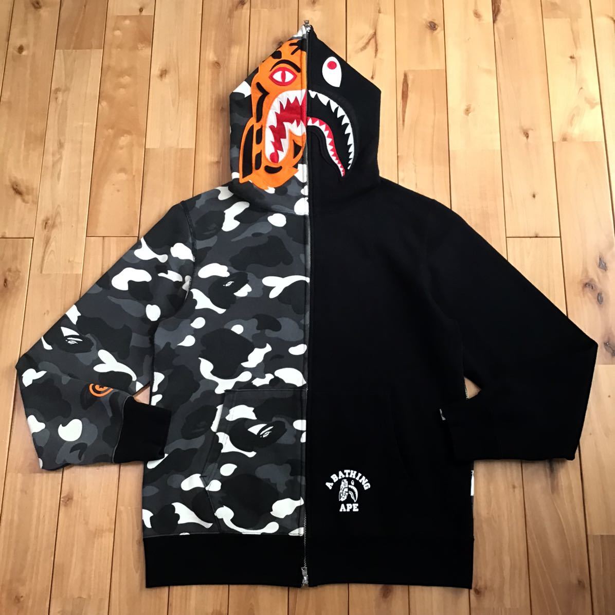 ☆蓄光☆ スノボ ジャケット Mサイズ a bathing ape shark snow board